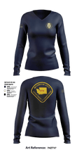 Monroe Correctional Complex  Women's Long Sleeve V-neck Shirt - 15