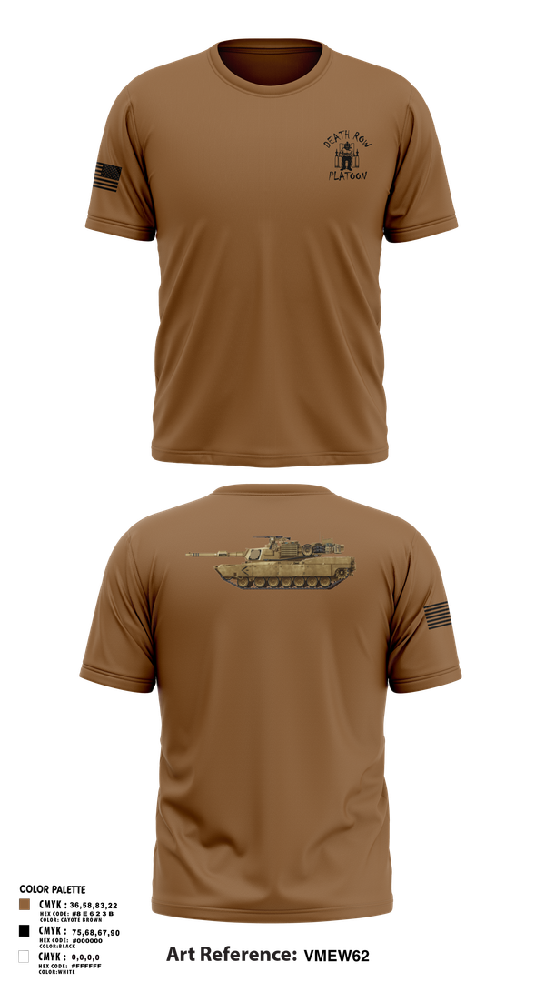 Old School Cotton Feel Shirt, Death Row Platoon, Tomahawk Troop, 5/4 CAV, 2ABCT, 1ID, , Teamtime, Team time, sublimation, custom sports apparel, team uniforms, spirit wear, spiritwear, sports uniforms, custom shirts, team store, custom team store, fundraiser sports, apparel fundraiser