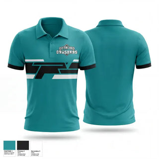 Short Sleeve Performance Polo, Diamond Crushers, Softball, Teamtime, Team time, sublimation, custom sports apparel, team uniforms, spirit wear, spiritwear, sports uniforms, custom shirts, team store, custom team store, fundraiser sports, apparel fundraiser