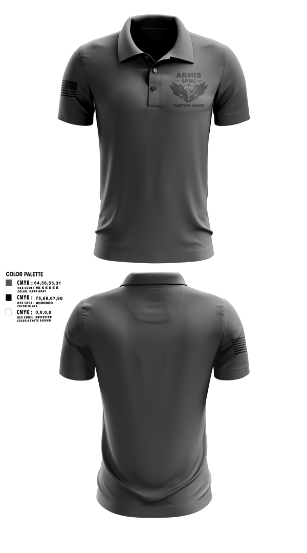 Short Sleeve Performance Polo, JFHQ ARMIS, National Guard, Teamtime, Team time, sublimation, custom sports apparel, team uniforms, spirit wear, spiritwear, sports uniforms, custom shirts, team store, custom team store, fundraiser sports, apparel fundraiser