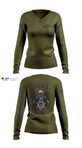 DELTA SERT Women's Long Sleeve V-neck Shirt - 3