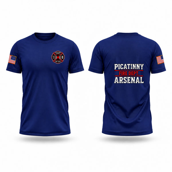 Old School Cotton Feel Shirt, Picatinny Arsenal Fire & Emergency Services, Fire Department, Teamtime, Team time, sublimation, custom sports apparel, team uniforms, spirit wear, spiritwear, sports uniforms, custom shirts, team store, custom team store, fundraiser sports, apparel fundraiser