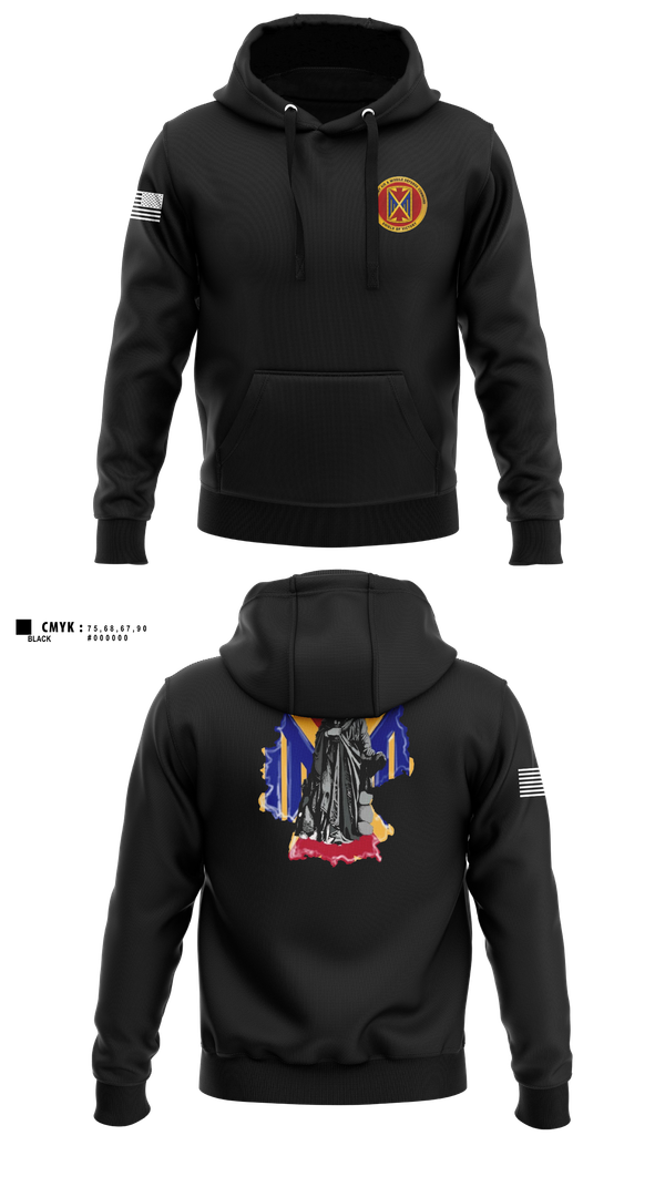 Hoodie, 10th AAMDC, Army, Teamtime, Team time, sublimation, custom sports apparel, team uniforms, spirit wear, spiritwear, sports uniforms, custom shirts, team store, custom team store, fundraiser sports, apparel fundraiser