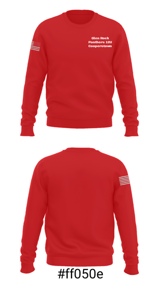Crew Neck Sweatshirt, Glen Rock Panthers 12U Cooperstown, Baseball, Teamtime, Team time, sublimation, custom sports apparel, team uniforms, spirit wear, spiritwear, sports uniforms, custom shirts, team store, custom team store, fundraiser sports, apparel fundraiser