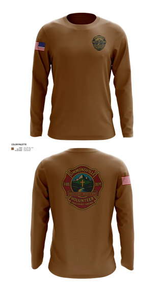 Long Sleeve Performance Shirt, Simmonsville VFD, , Teamtime, Team time, sublimation, custom sports apparel, team uniforms, spirit wear, spiritwear, sports uniforms, custom shirts, team store, custom team store, fundraiser sports, apparel fundraiser