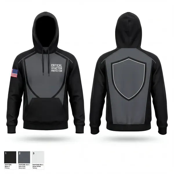 Hoodie, XFACTOR PROTECTION, Police, Teamtime, Team time, sublimation, custom sports apparel, team uniforms, spirit wear, spiritwear, sports uniforms, custom shirts, team store, custom team store, fundraiser sports, apparel fundraiser