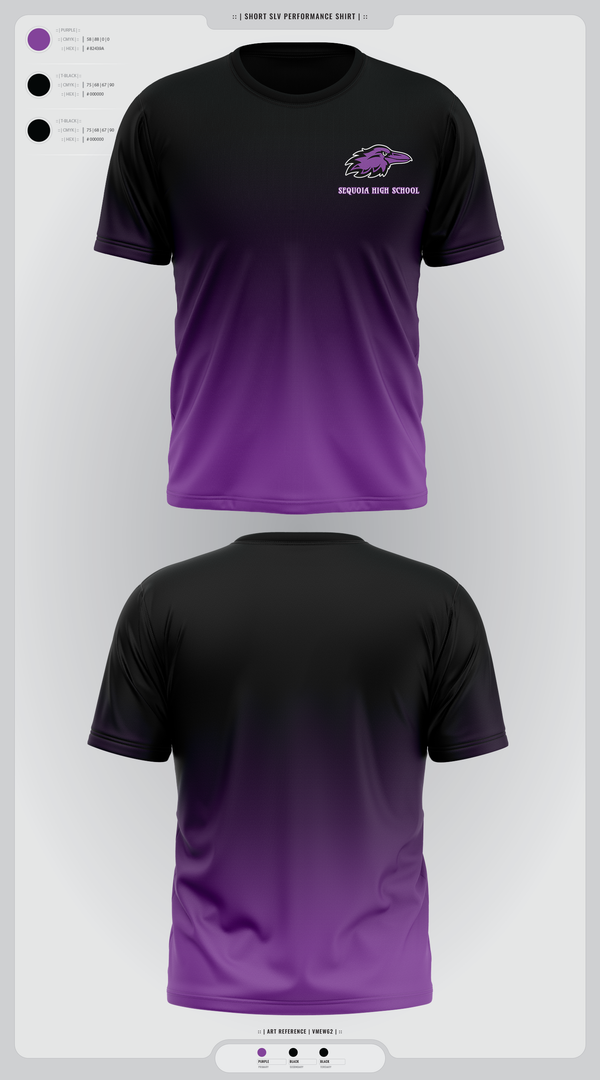 Short Sleeve Performance Shirt, Sequoia High School, , Teamtime, Team time, sublimation, custom sports apparel, team uniforms, spirit wear, spiritwear, sports uniforms, custom shirts, team store, custom team store, fundraiser sports, apparel fundraiser