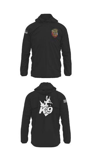 Windbreaker, Anniston Police Department, Police, Teamtime, Team time, sublimation, custom sports apparel, team uniforms, spirit wear, spiritwear, sports uniforms, custom shirts, team store, custom team store, fundraiser sports, apparel fundraiser