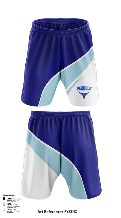 Peabody Tanners Gymnastics 4562293 Athletic Shorts With Pockets - 1