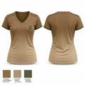 Cali love Women's Short Sleeve V-neck Shirt - 1