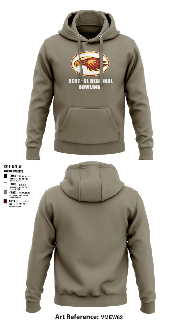 Hoodie, Central Regional High School Bowling, Bowling, Teamtime, Team time, sublimation, custom sports apparel, team uniforms, spirit wear, spiritwear, sports uniforms, custom shirts, team store, custom team store, fundraiser sports, apparel fundraiser