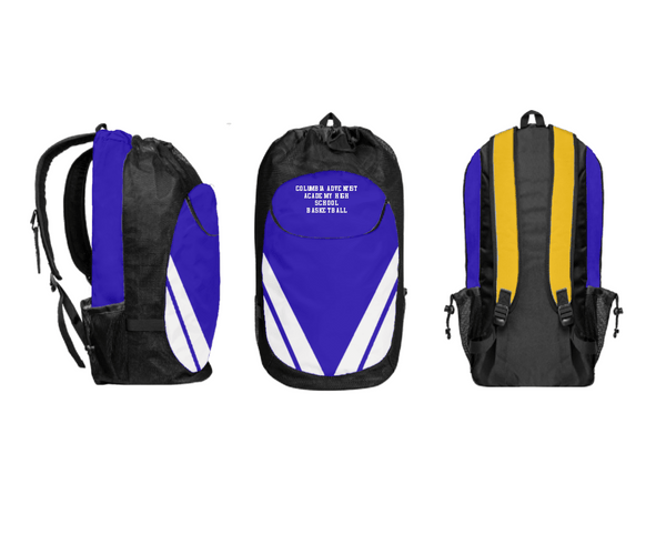 Gear Bag, Columbia Adventist Academy High School Basketball, Men's Basketball, Teamtime, Team time, sublimation, custom sports apparel, team uniforms, spirit wear, spiritwear, sports uniforms, custom shirts, team store, custom team store, fundraiser sports, apparel fundraiser