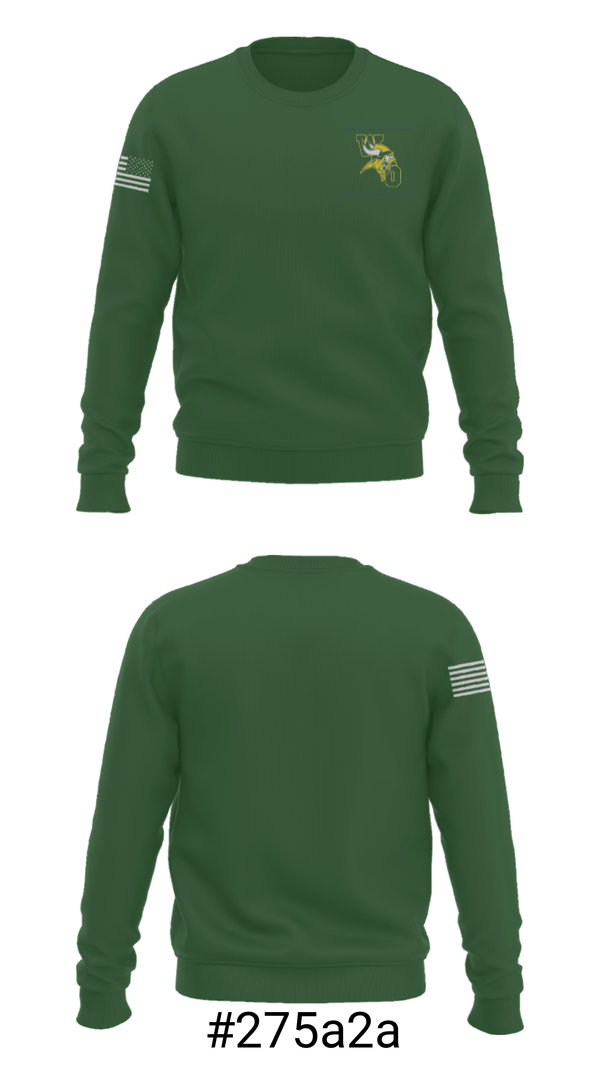 Crew Neck Sweatshirt, White Oak High School Wrestling, Wrestling, Teamtime, Team time, sublimation, custom sports apparel, team uniforms, spirit wear, spiritwear, sports uniforms, custom shirts, team store, custom team store, fundraiser sports, apparel fundraiser
