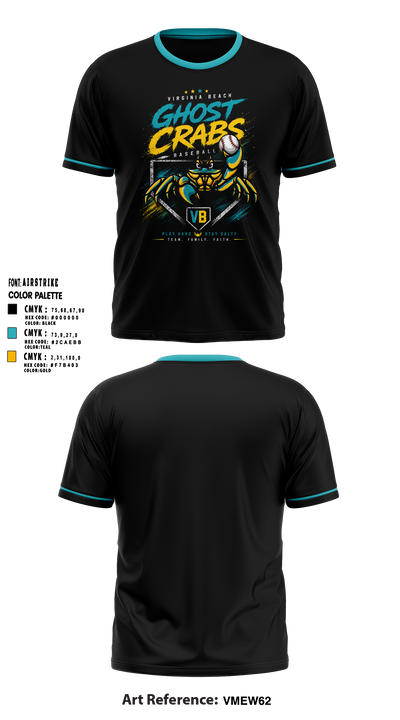 Ghost Crabs Short Sleeve Performance Shirt - 7