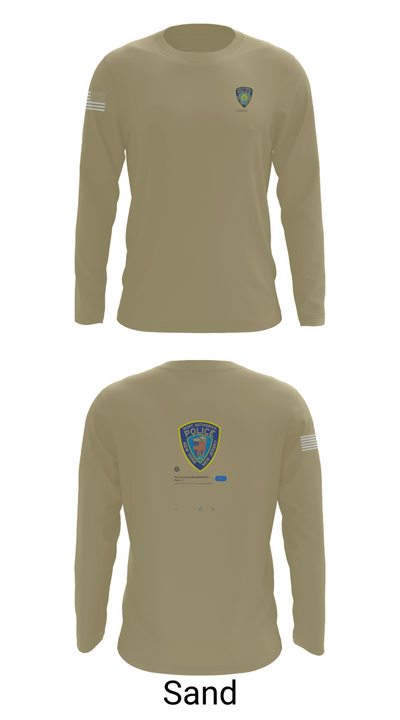 Port Authority Police 67694439 Long Sleeve Performance Shirt 82