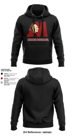 Hoodie, Matoaca High School Volleyball, Women's Volleyball, Teamtime, Team time, sublimation, custom sports apparel, team uniforms, spirit wear, spiritwear, sports uniforms, custom shirts, team store, custom team store, fundraiser sports, apparel fundraiser