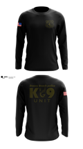 Dewey Beach Police K9 Long Sleeve Performance Shirt - 3