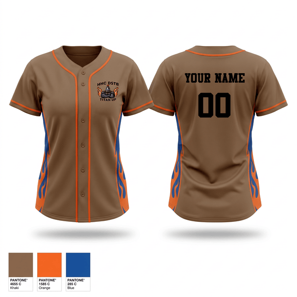 Full Button Softball Jersey, HHC, DSTB, 3DSB, Army, Teamtime, Team time, sublimation, custom sports apparel, team uniforms, spirit wear, spiritwear, sports uniforms, custom shirts, team store, custom team store, fundraiser sports, apparel fundraiser
