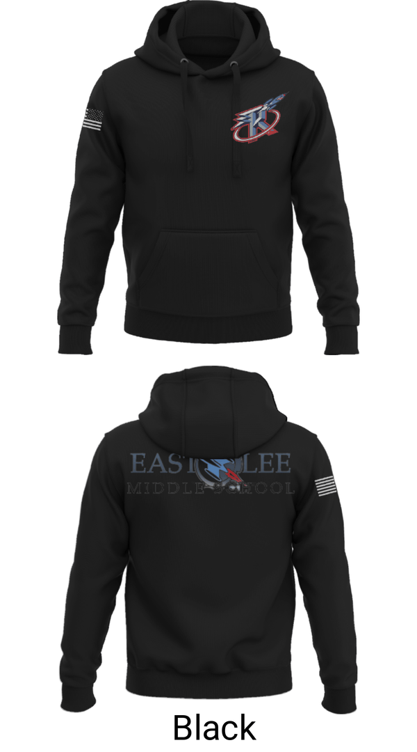 Hoodie, East Lee Middle School, Spirit Store, Teamtime, Team time, sublimation, custom sports apparel, team uniforms, spirit wear, spiritwear, sports uniforms, custom shirts, team store, custom team store, fundraiser sports, apparel fundraiser