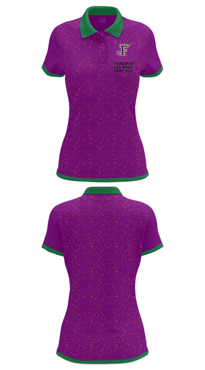 Franklinton High School Basketball 60218474 Women's Short Sleeve Performance Polo  - 33