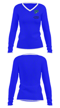 Kensington Valley Hockey Association 34396052 Women's Long Sleeve V-neck Shirt - 34