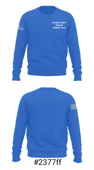 Crew Neck Sweatshirt, R and R 24/7 Diesel Repair LLC, , Teamtime, Team time, sublimation, custom sports apparel, team uniforms, spirit wear, spiritwear, sports uniforms, custom shirts, team store, custom team store, fundraiser sports, apparel fundraiser