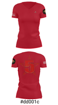ARMSTRONGINC.Est1964 5136352 Women's Short Sleeve V-neck Shirt - 21