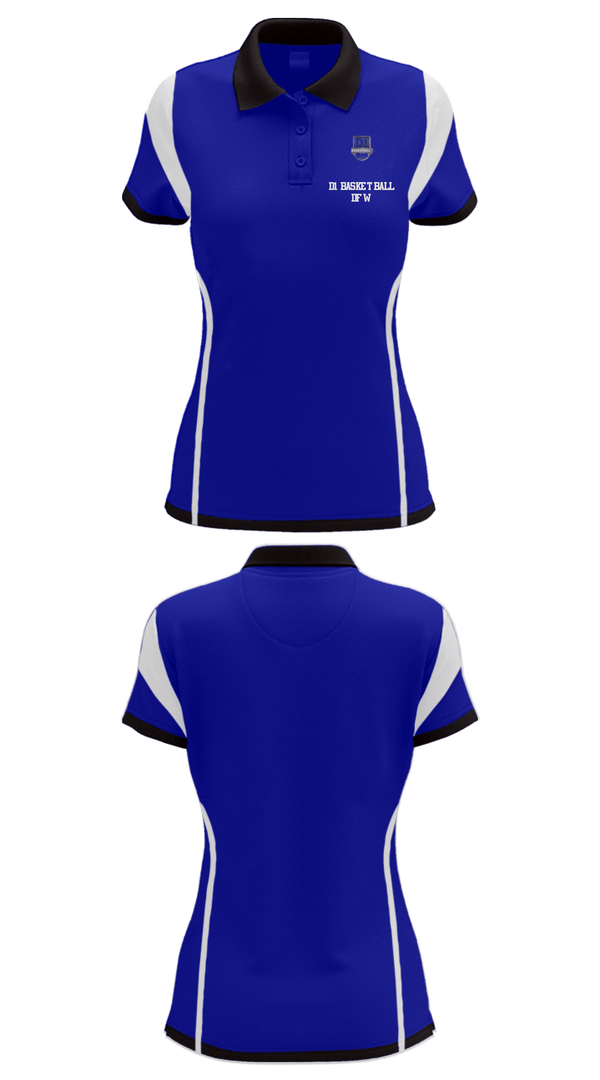 Women's Short Sleeve Performance Polo, D1 Basketball DFW, Men's Basketball, Teamtime, Team time, sublimation, custom sports apparel, team uniforms, spirit wear, spiritwear, sports uniforms, custom shirts, team store, custom team store, fundraiser sports, apparel fundraiser