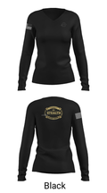 Stealth customs 84323734 Women's Long Sleeve V-neck Shirt - 13