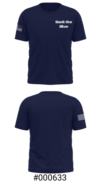 Back the Blue 55967322 Short Sleeve Performance Shirt - 6
