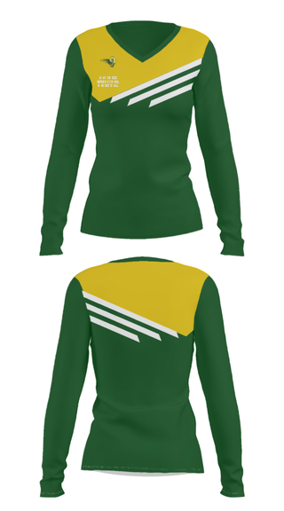 Women's Long Sleeve Vneck Shirt, Bay Creek Middle School  Basketball, Men's Basketball, Teamtime, Team time, sublimation, custom sports apparel, team uniforms, spirit wear, spiritwear, sports uniforms, custom shirts, team store, custom team store, fundraiser sports, apparel fundraiser