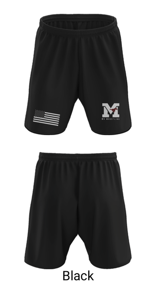 Athletic Shorts With Pockets, Mount Vernon High School Wrestling, Wrestling, Teamtime, Team time, sublimation, custom sports apparel, team uniforms, spirit wear, spiritwear, sports uniforms, custom shirts, team store, custom team store, fundraiser sports, apparel fundraiser