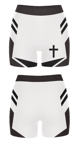 Women's Compression Shorts, Believers, Men's Basketball, Teamtime, Team time, sublimation, custom sports apparel, team uniforms, spirit wear, spiritwear, sports uniforms, custom shirts, team store, custom team store, fundraiser sports, apparel fundraiser