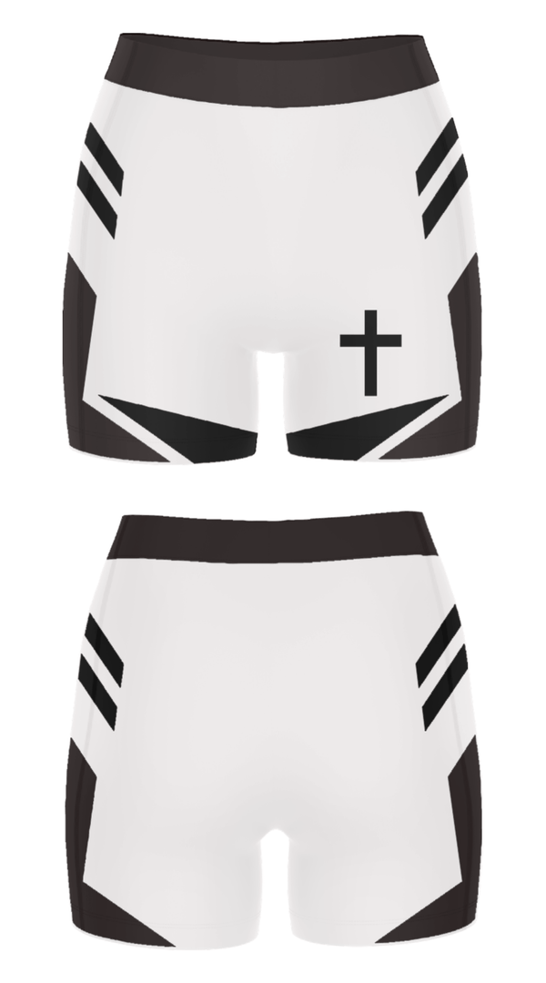 Women's Compression Shorts, Believers, Men's Basketball, Teamtime, Team time, sublimation, custom sports apparel, team uniforms, spirit wear, spiritwear, sports uniforms, custom shirts, team store, custom team store, fundraiser sports, apparel fundraiser