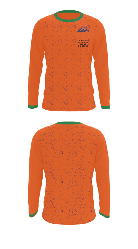 Long Sleeve Performance Shirt, Cerro Gordo Junior High School Basketball, Women's Basketball, Teamtime, Team time, sublimation, custom sports apparel, team uniforms, spirit wear, spiritwear, sports uniforms, custom shirts, team store, custom team store, fundraiser sports, apparel fundraiser