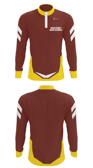 Quarter Zip Jacket, Monterey High School, Spirit Store, Teamtime, Team time, sublimation, custom sports apparel, team uniforms, spirit wear, spiritwear, sports uniforms, custom shirts, team store, custom team store, fundraiser sports, apparel fundraiser