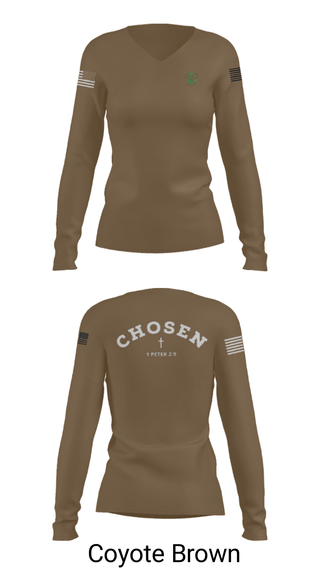 Women's Long Sleeve Vneck Shirt, Elephant, , Teamtime, Team time, sublimation, custom sports apparel, team uniforms, spirit wear, spiritwear, sports uniforms, custom shirts, team store, custom team store, fundraiser sports, apparel fundraiser