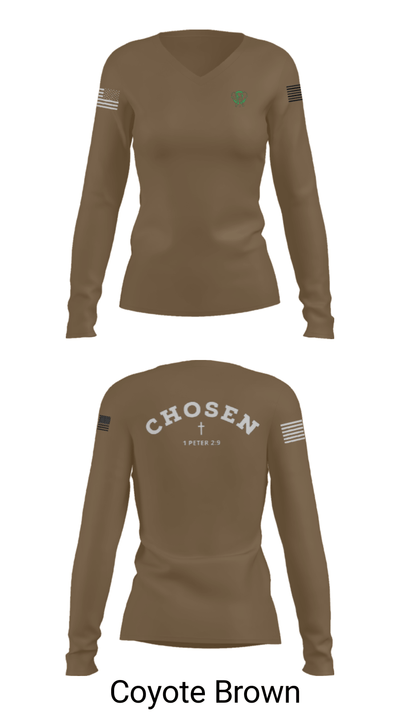 Elephant 2925539 Women's Long Sleeve V-neck Shirt - 15