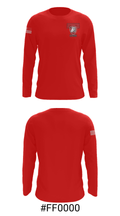 Thomasville Middle School 61354421 Long Sleeve Performance Shirt - 18