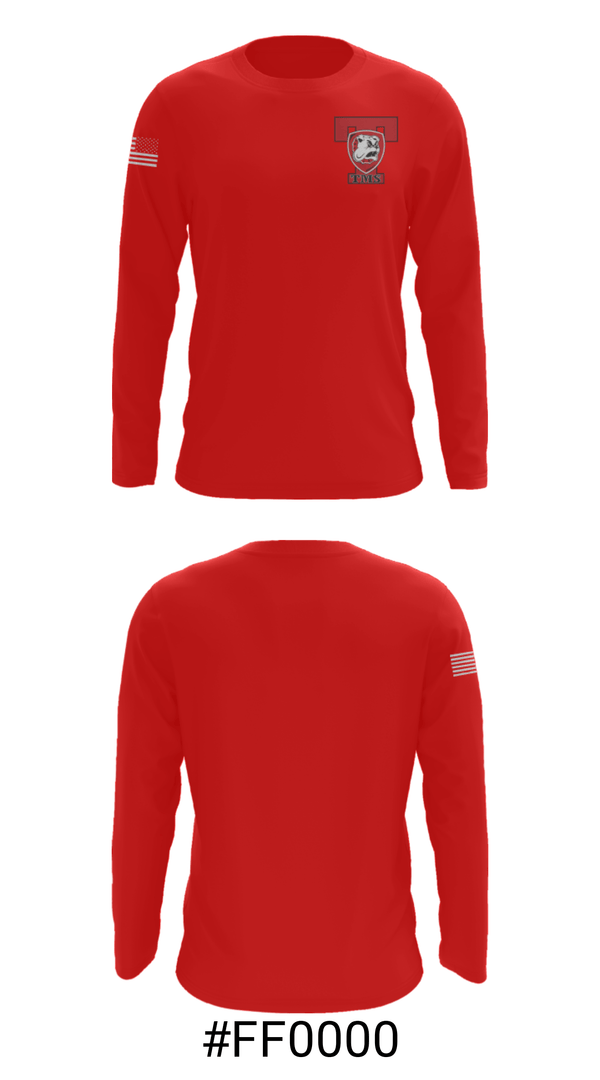 Long Sleeve Performance Shirt, Thomasville Middle School, Spirit Store, Teamtime, Team time, sublimation, custom sports apparel, team uniforms, spirit wear, spiritwear, sports uniforms, custom shirts, team store, custom team store, fundraiser sports, apparel fundraiser