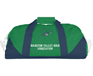 Duffle Bag, Kensington Valley Hockey Association, Ice Hockey, Teamtime, Team time, sublimation, custom sports apparel, team uniforms, spirit wear, spiritwear, sports uniforms, custom shirts, team store, custom team store, fundraiser sports, apparel fundraiser