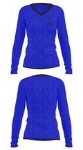 John Marshall High School Wrestling 79001336 Women's Long Sleeve V-neck Shirt - 34