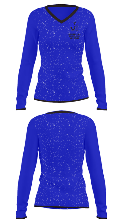 John Marshall High School Wrestling 79001336 Women's Long Sleeve V-neck Shirt - 34