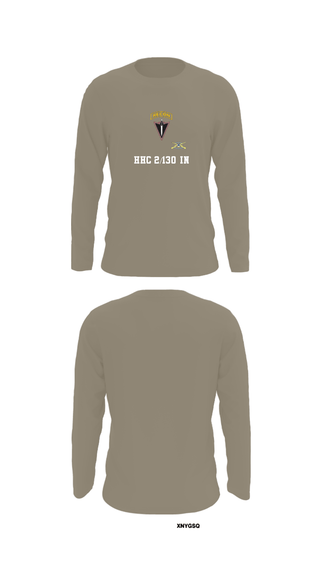 Long Sleeve Performance Shirt, HHC 2/130 IN, National Guard, Teamtime, Team time, sublimation, custom sports apparel, team uniforms, spirit wear, spiritwear, sports uniforms, custom shirts, team store, custom team store, fundraiser sports, apparel fundraiser