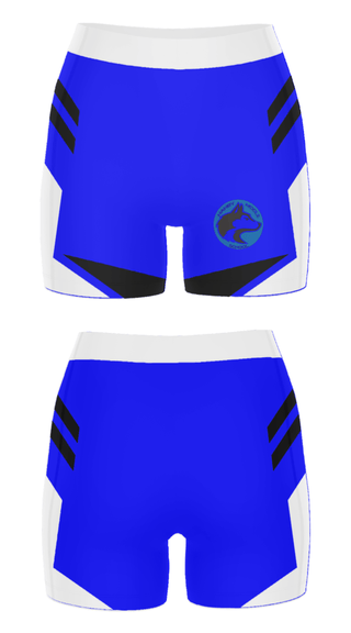 Women's Compression Shorts, Hanby Middle School Basketball, Women's Basketball, Teamtime, Team time, sublimation, custom sports apparel, team uniforms, spirit wear, spiritwear, sports uniforms, custom shirts, team store, custom team store, fundraiser sports, apparel fundraiser