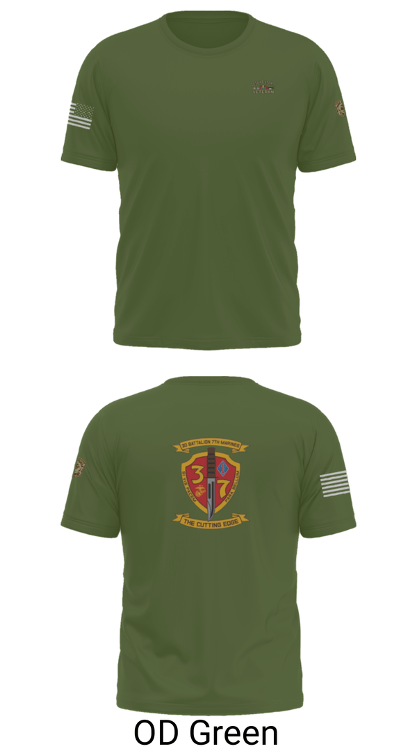 Short Sleeve Performance Shirt, 3rd. Battalion 7th. Marines, Marines, Teamtime, Team time, sublimation, custom sports apparel, team uniforms, spirit wear, spiritwear, sports uniforms, custom shirts, team store, custom team store, fundraiser sports, apparel fundraiser