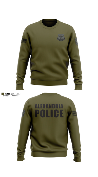 Crew Neck Sweatshirt, Alexandria Police Department Special Operations, Police, Teamtime, Team time, sublimation, custom sports apparel, team uniforms, spirit wear, spiritwear, sports uniforms, custom shirts, team store, custom team store, fundraiser sports, apparel fundraiser