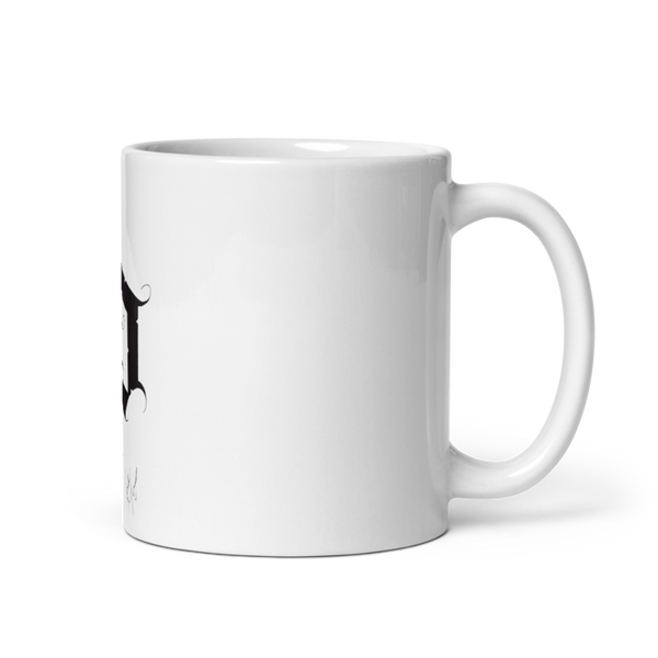 Duvall Designs 64041515 White Glossy Mug - Small