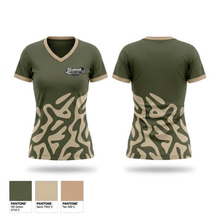 Womens Short Sleeve Vneck Shirt, Braman Jiu Jitsu, , Teamtime, Team time, sublimation, custom sports apparel, team uniforms, spirit wear, spiritwear, sports uniforms, custom shirts, team store, custom team store, fundraiser sports, apparel fundraiser