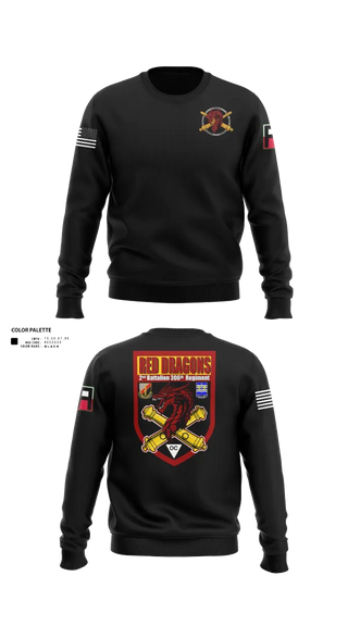 Crew Neck Sweatshirt, 2-306th FAR, Army, Teamtime, Team time, sublimation, custom sports apparel, team uniforms, spirit wear, spiritwear, sports uniforms, custom shirts, team store, custom team store, fundraiser sports, apparel fundraiser